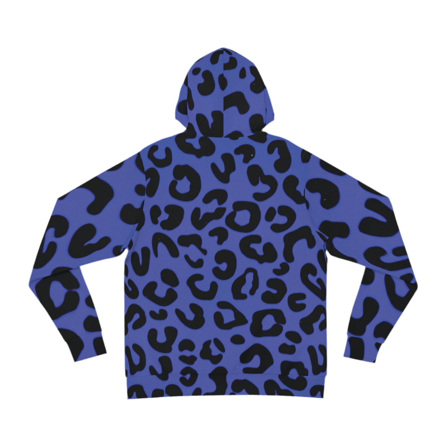 Black and purple leopard hoodie