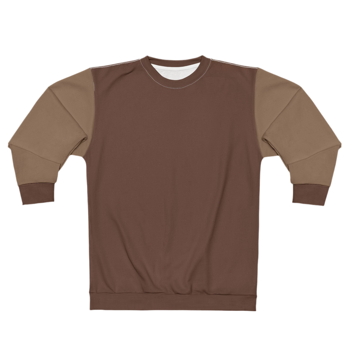 Brown and tan sweater