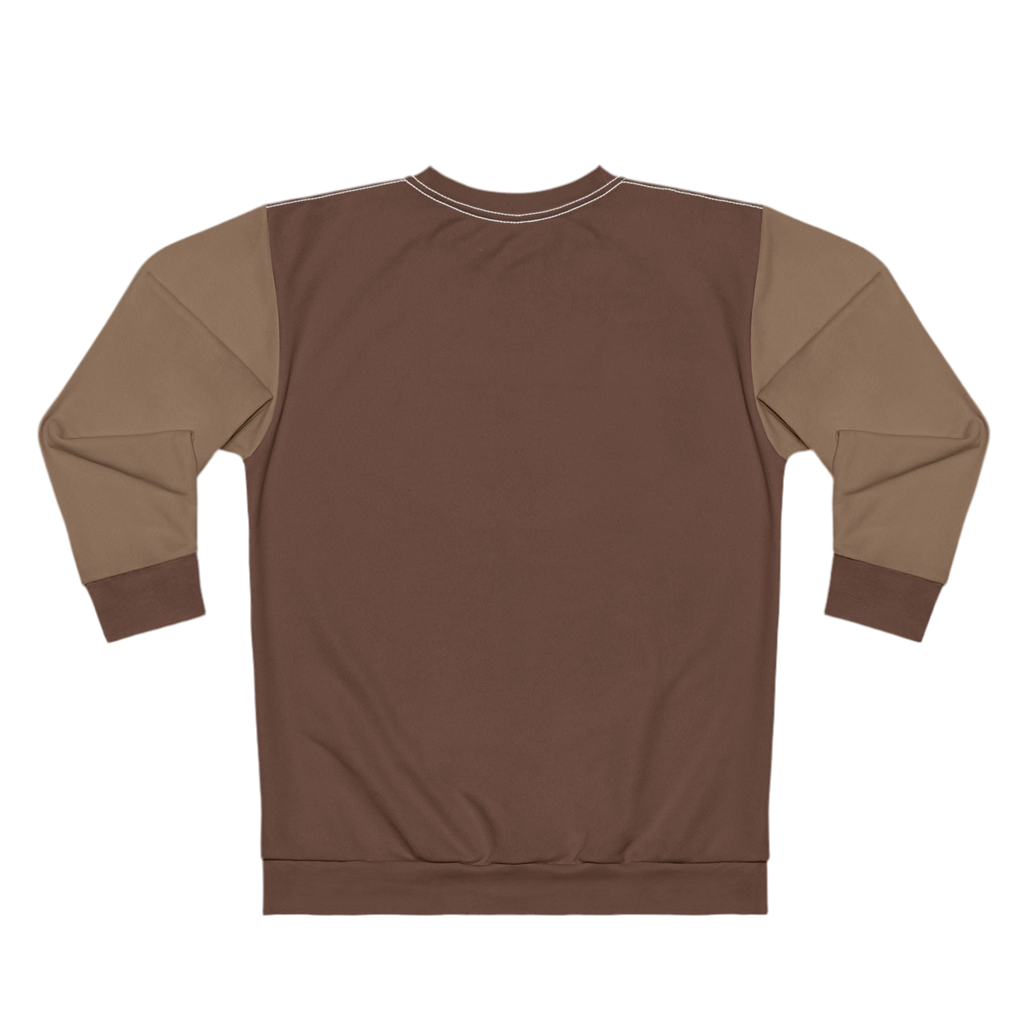 Brown and tan sweater