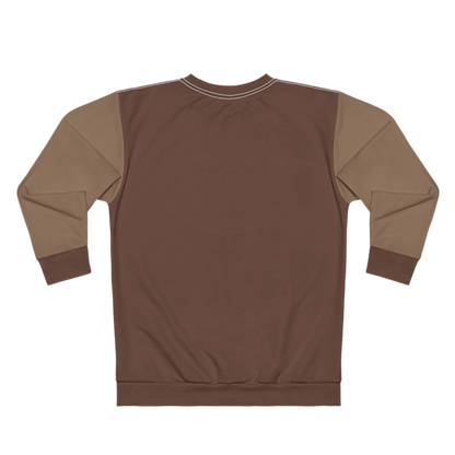 Brown and tan sweater